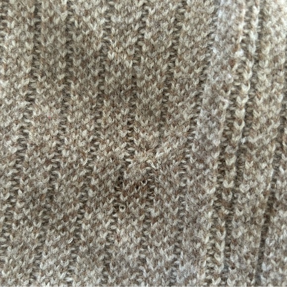 Vintage Y2K Preppy style Club Room 100% Wool cream Ribbed Sweater Medium - Picture 9 of 9